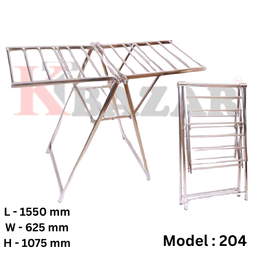 SKB Dry Cloth Hanger – Stainless Steel Folding Clothes Rack