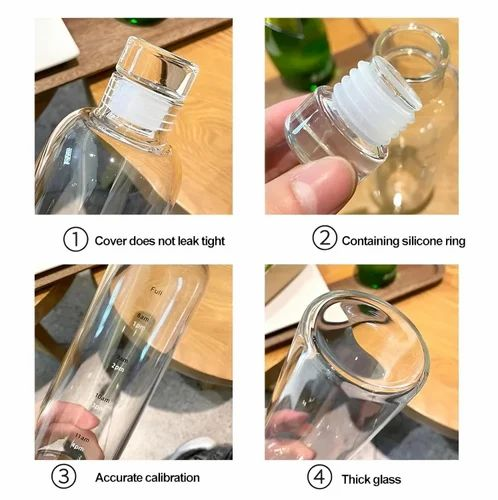 Time Marker Water Bottle – Leakproof Hydration Bottle