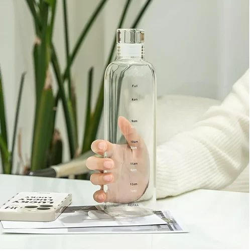 Time Marker Water Bottle – Leakproof Hydration Bottle