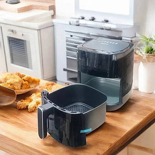 Miyako AF-5012 Auto cut off /resume when reach/ below preset temperature Air Fryer | 6 liter