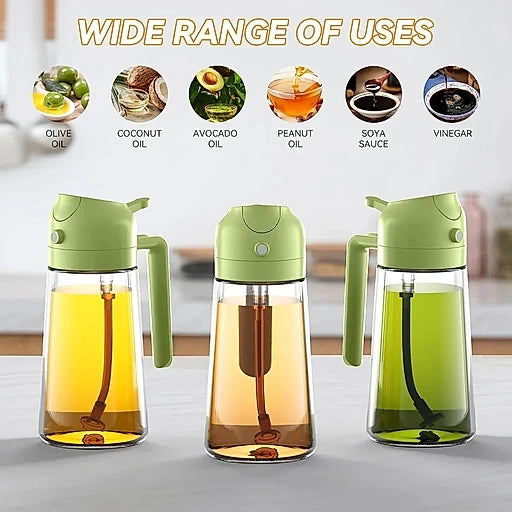 Sprayable and pourable oil bottle dispenser – KT Bazar