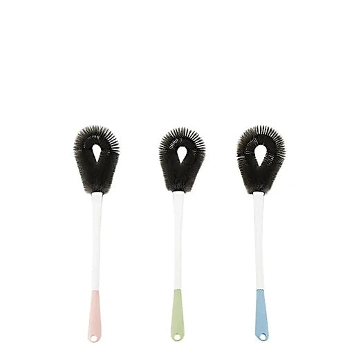 2024 New Soft Bristle Toilet Brush – High - Density Plastic Bathroom Cleaner (1pc) - KT Bazar BD Shop