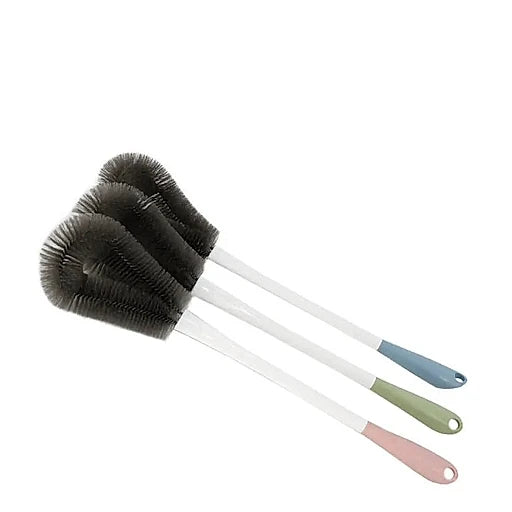 2024 New Soft Bristle Toilet Brush – High - Density Plastic Bathroom Cleaner (1pc) - KT Bazar BD Shop