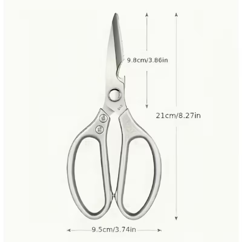 Duty Stainless Steel Kitchen Shears  Multi-Purpose, Suitable for