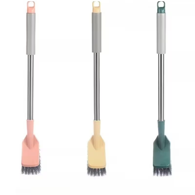 Wall Mounted Toilet Brush & Invisible Hook Set – Drill-Free All-Corner Bathroom Cleaning Brush & Storage Organizer
