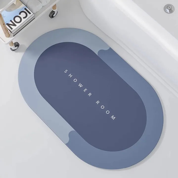 Modern Diatomaceous Earth Bath Mat