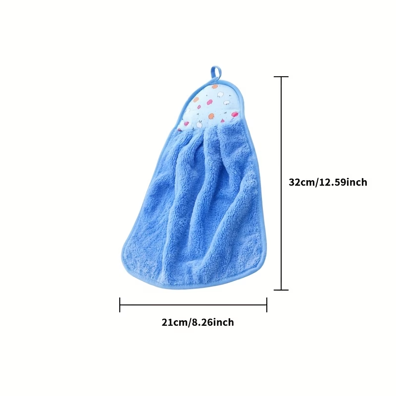 Soft & Absorbent Hanging Hand Towel  for Kitchen & Bathroom