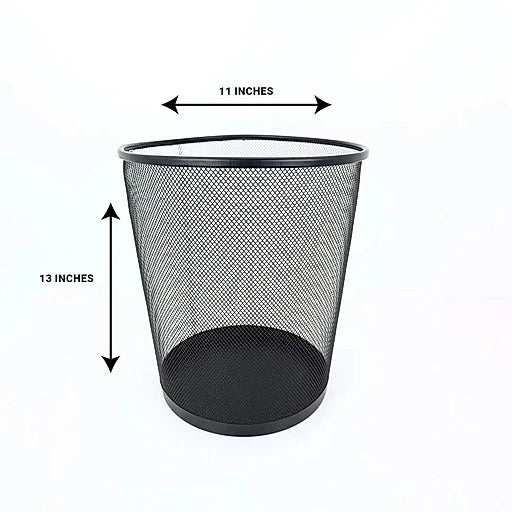 Steel mesh waste basket dustbin for office desk – KT Bazar