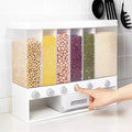 6 Grids Storage Dry Food Dispenser