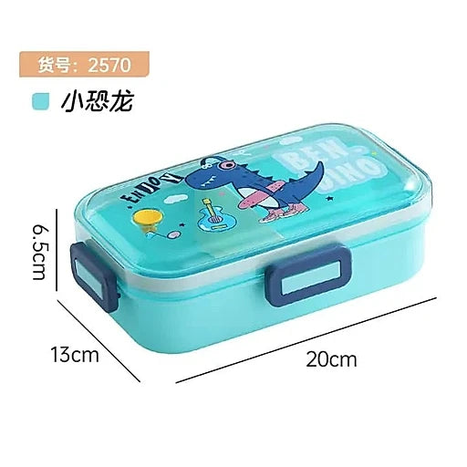 700ml Leakproof Cartoon Lunch Box - KT Bazar BD Shop