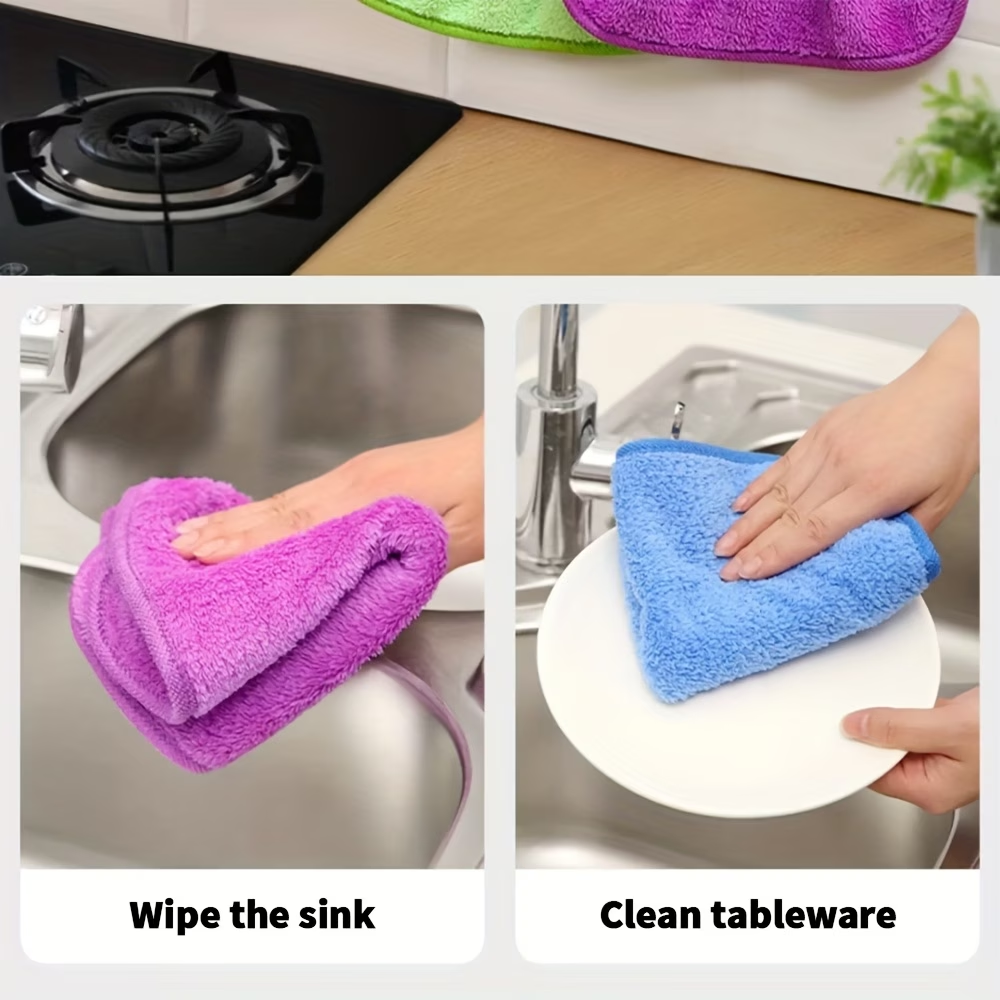 Soft & Absorbent Hanging Hand Towel  for Kitchen & Bathroom