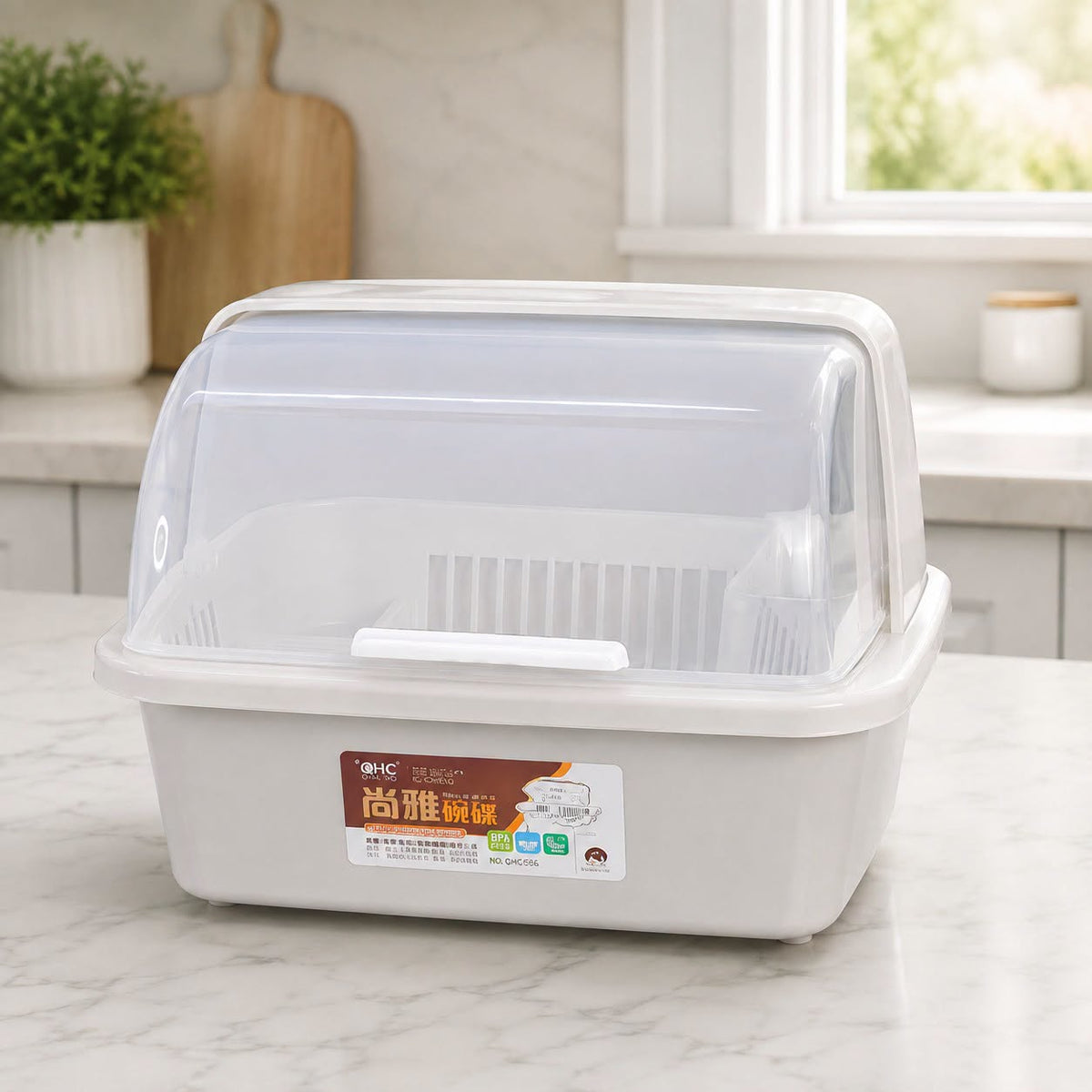 Kitchen Dish Storage Organizer