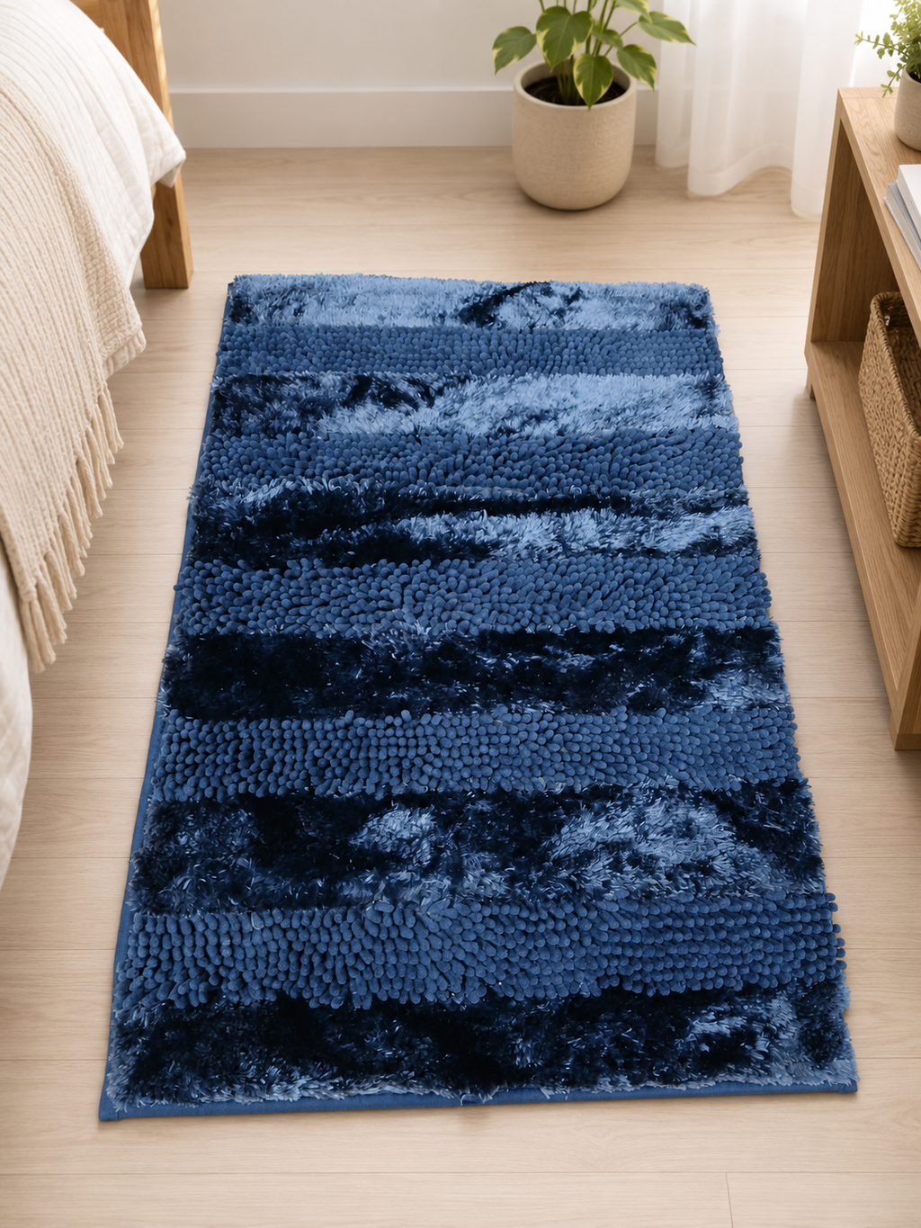 Soft Shaggy Floor Mat | Premium Fluffy Carpet for Bedroom & Living Room
