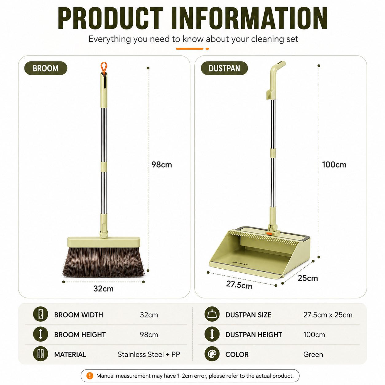 OYBOS Floor Cleaning Set