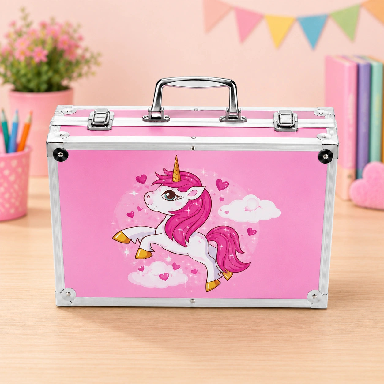 Unicorn kids art set drawing and coloring kit – KT Bazar