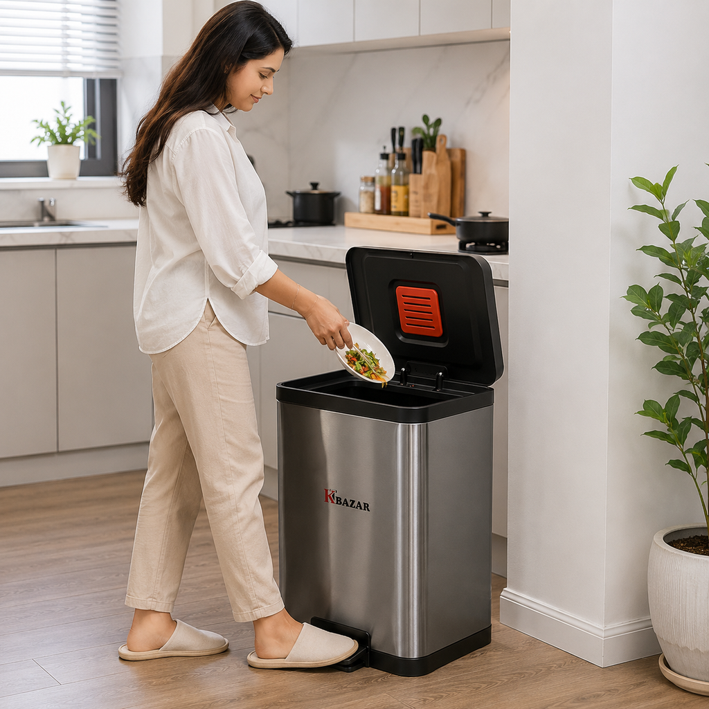 High-quality Stainless Steel Hydraulic Dustbin Udayan Bin