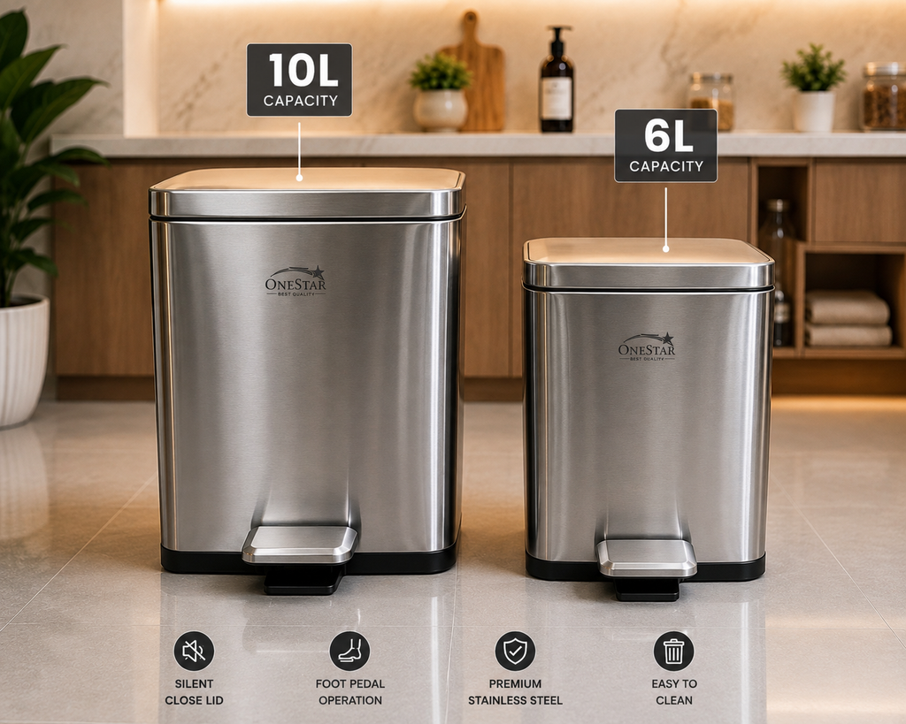 High-quality Stainless Steel Hydraulic Dustbin Udayan Bin