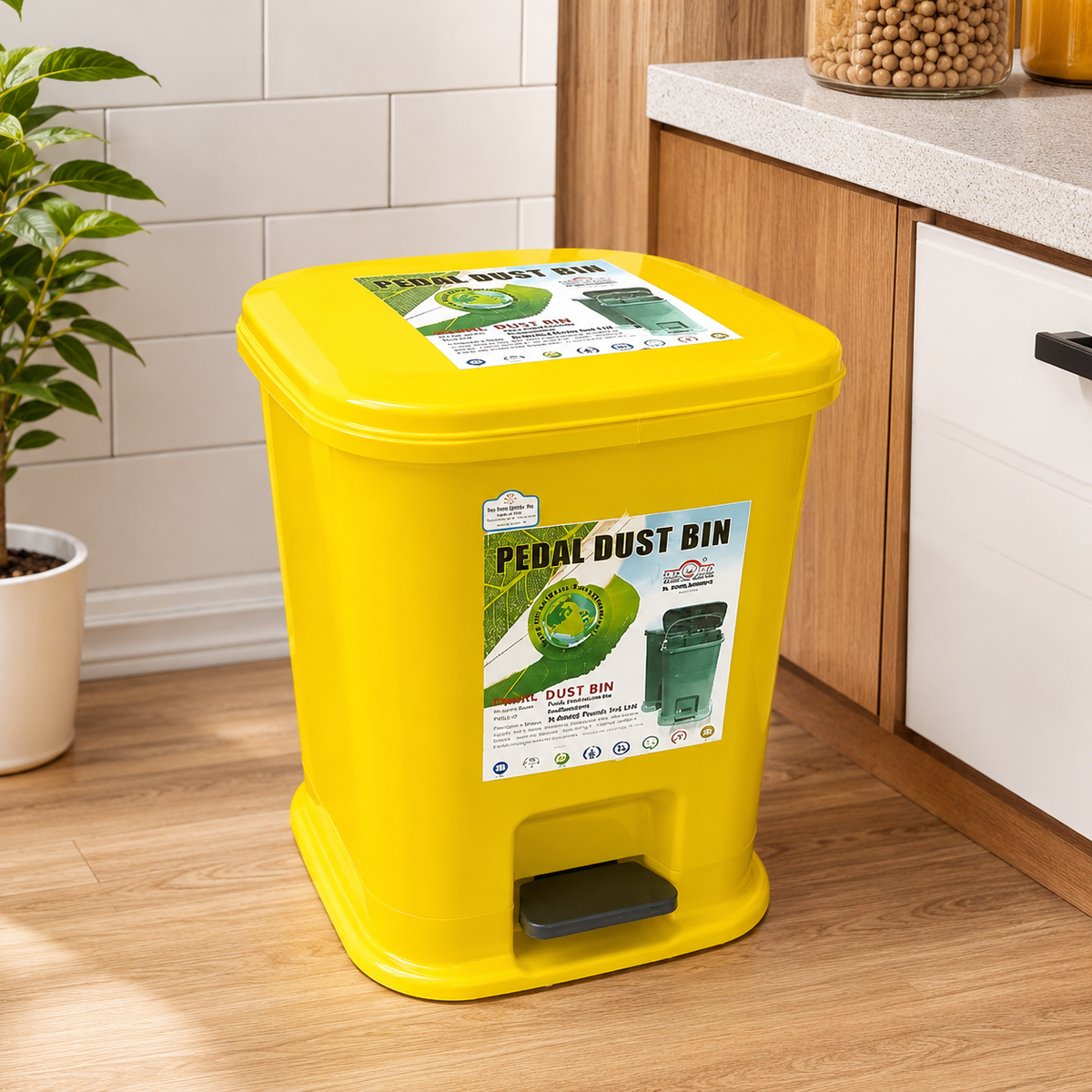 N-Mohammad Paddle Dustbin 20L