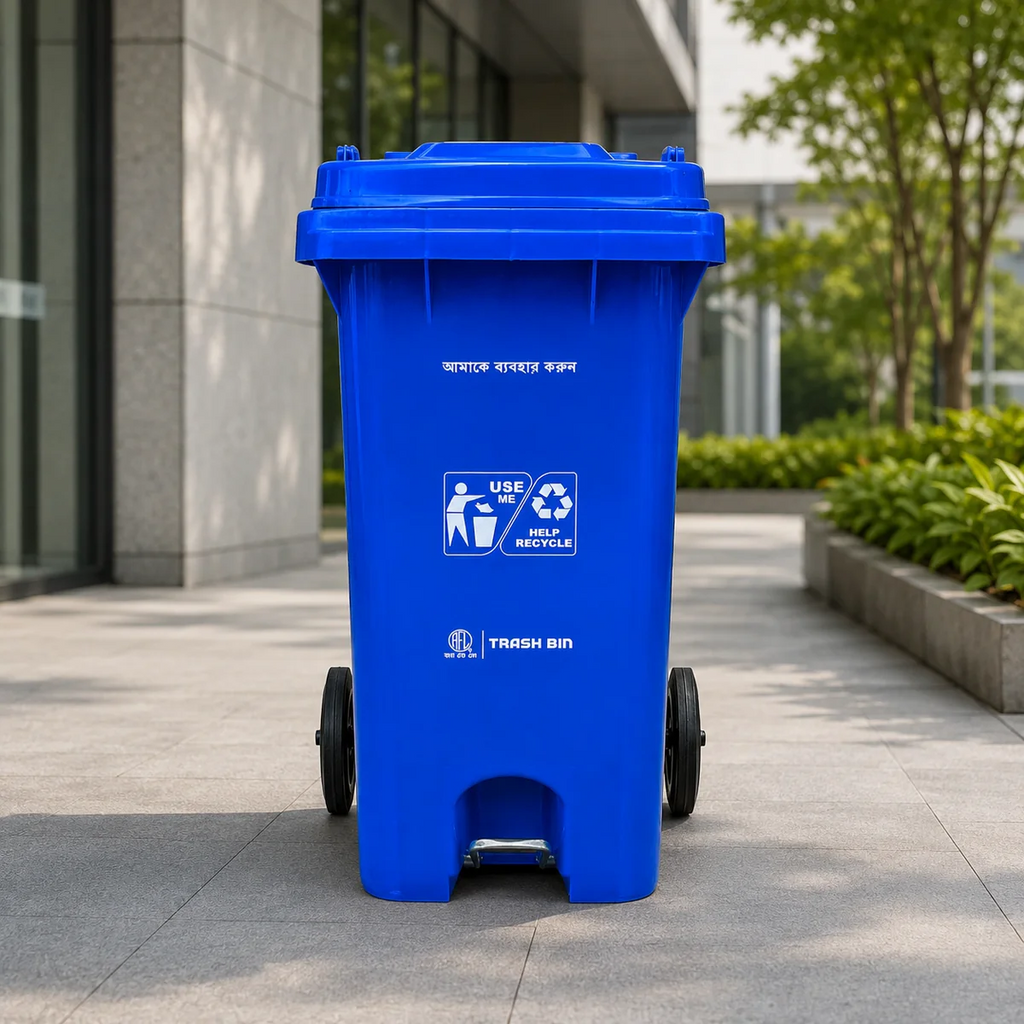 Heavy Duty Commercial Dustbin 60L/120L/240L with Wheels