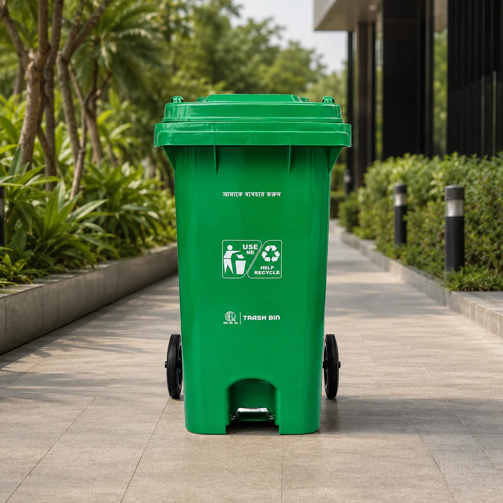 Heavy Duty Commercial Dustbin 60L/120L/240L with Wheels