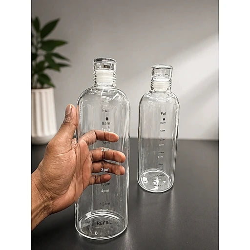 Time marker leakproof water bottle for daily hydration – KT Bazar