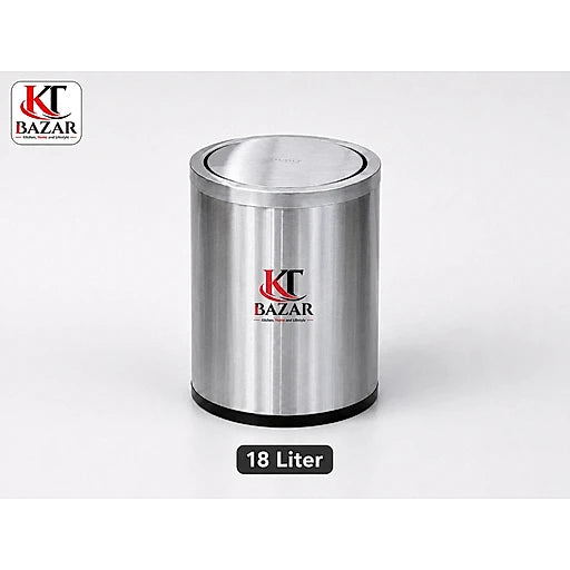 Premium stainless steel swing dustbin 9L 18L 30L – KT Bazar