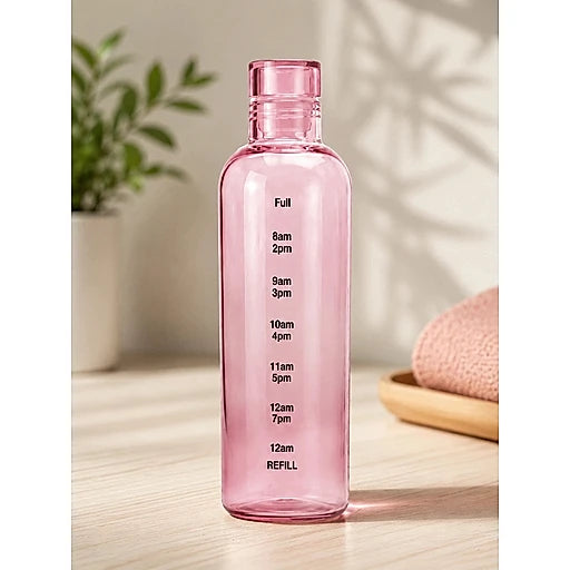Time marker leakproof water bottle for daily hydration – KT Bazar