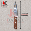Wooden Handle Kitchen Knife – 8, 9 & 12.5 Inch