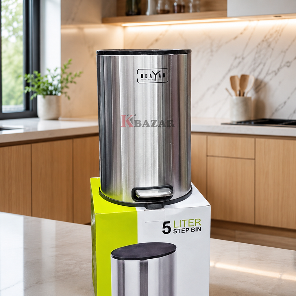 Premium quality Stainless Steel Round dustbin