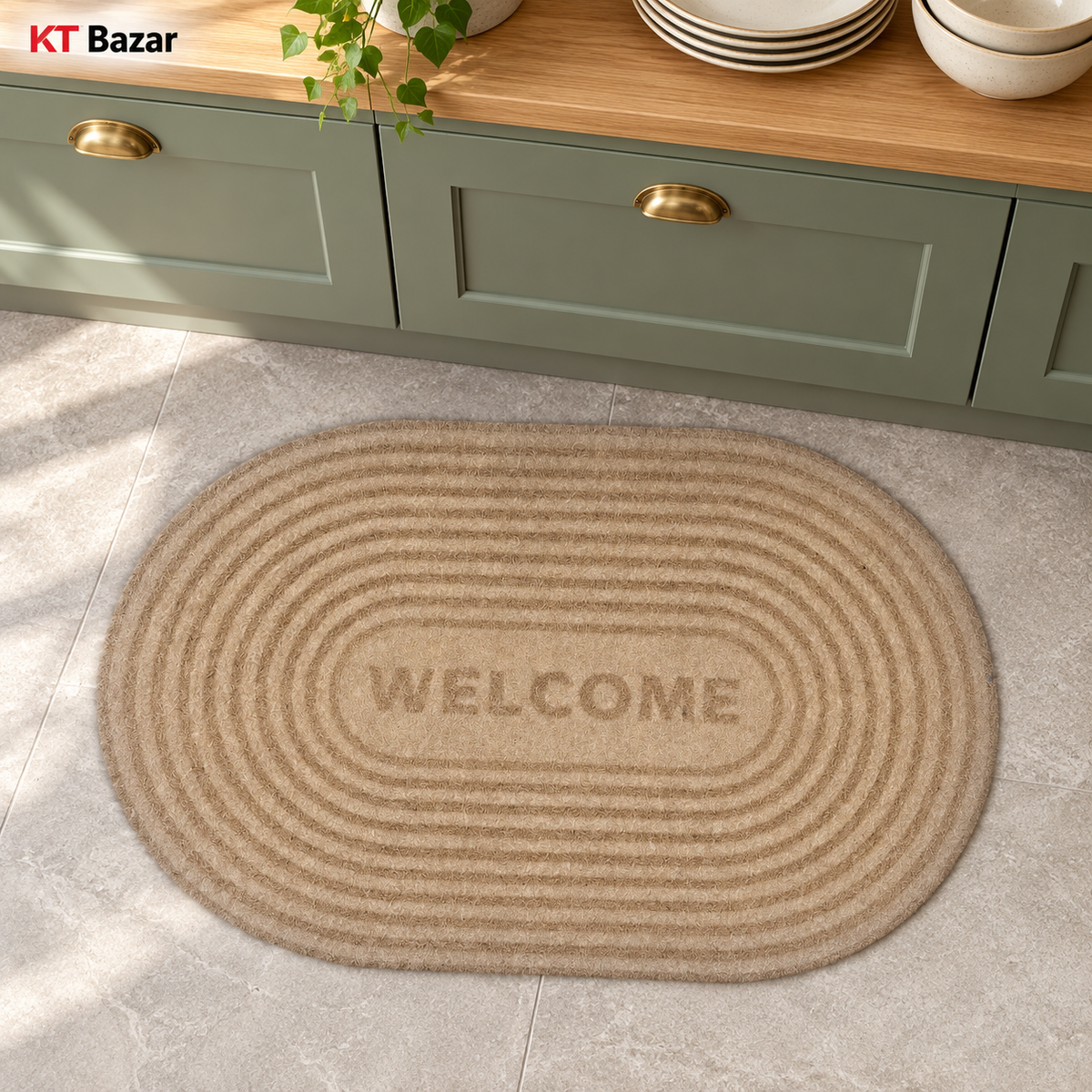 Welcome Door Mat Soft Entrance Floor Mat for Home & Office
