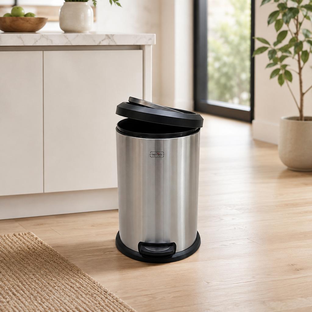 40 Litre Pedal Bin with Swing Top Lid - The Perfect Solution for Your Modern Home!