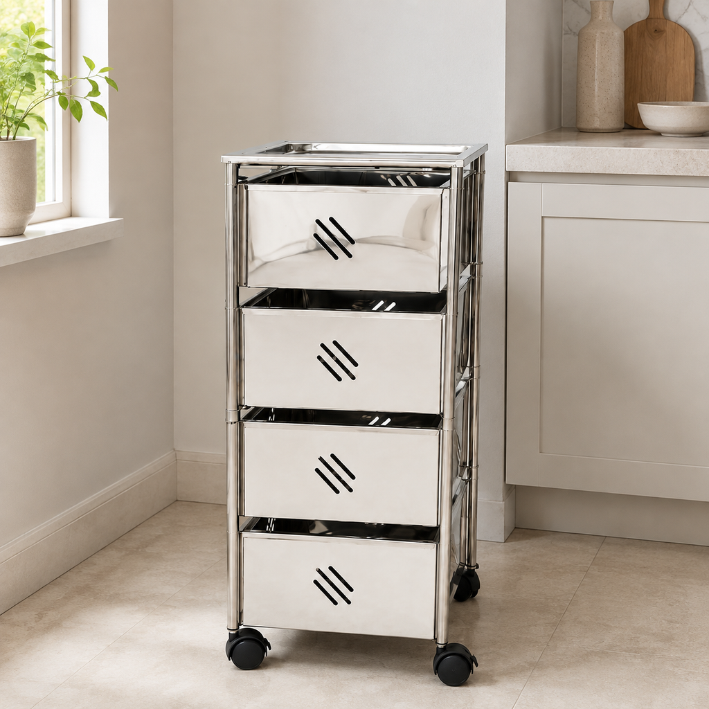 SKB Vegetable Storage Trolley 4 & 5 Layer