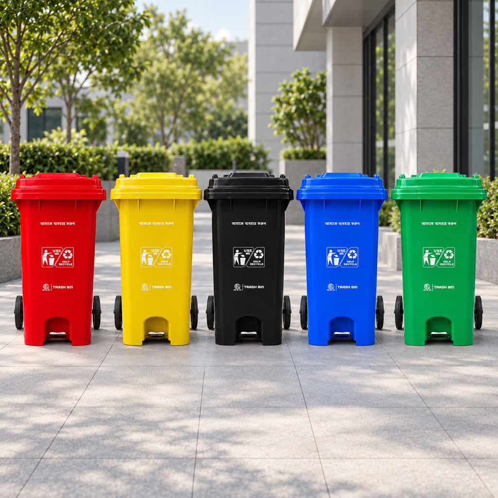 Heavy Duty Commercial Dustbin 20/ 60L/120L/240L