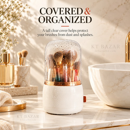 360° Rotating Multipurpose Organizer with Clear Cover