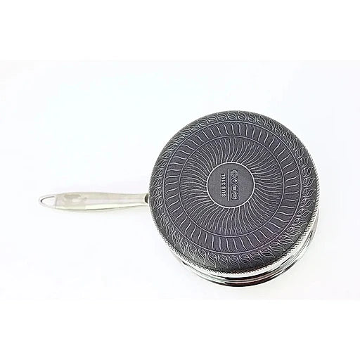 Uncoated Honeycomb Design Stainless Steel/Milk Pan with Glass Lid