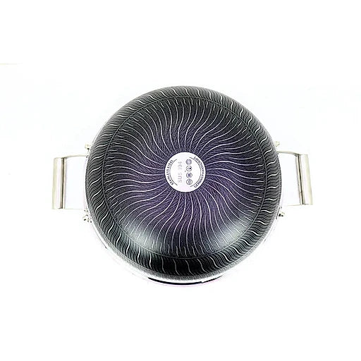 Uncoated Honeycomb Design Stainless Steel/Karai with SS/Glass Lid