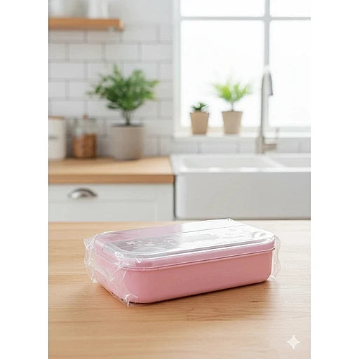 Leakproof plastic lunch box with divider – KT Bazar