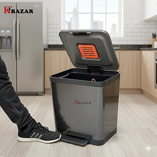 High-quality Stainless Steel Hydraulic Dustbin