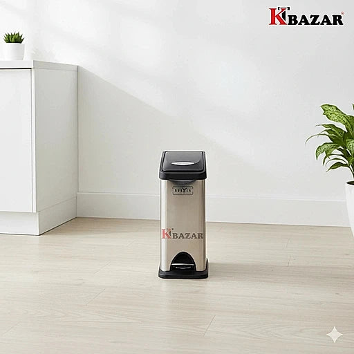 High-quality Stainless Steel Step Bin 8 Litre