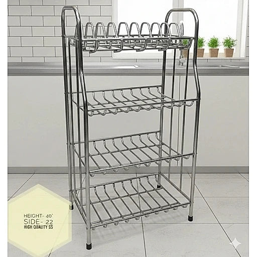 Premium Stainless Steel Kitchen Dish Rack