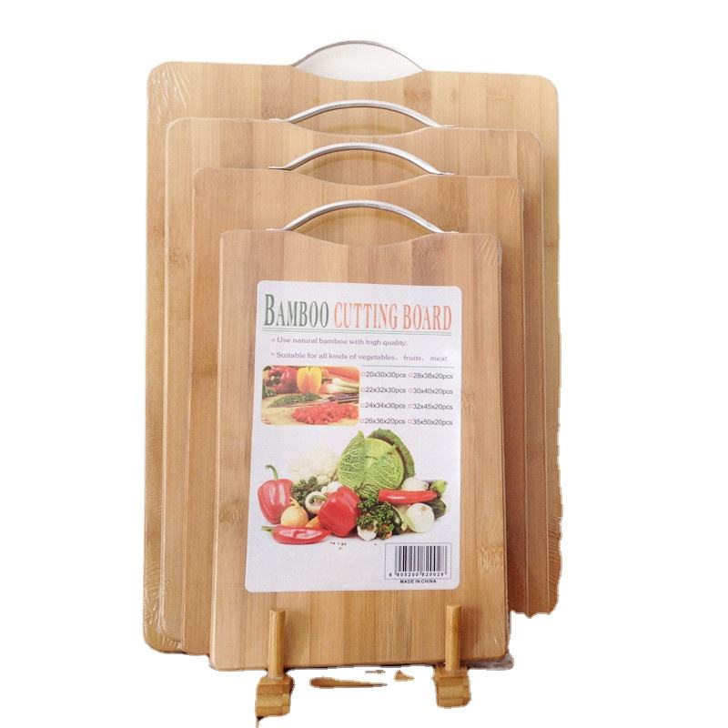 Bamboo Cutting Board for Meat, Fruits & Vegetables 4 pcs set