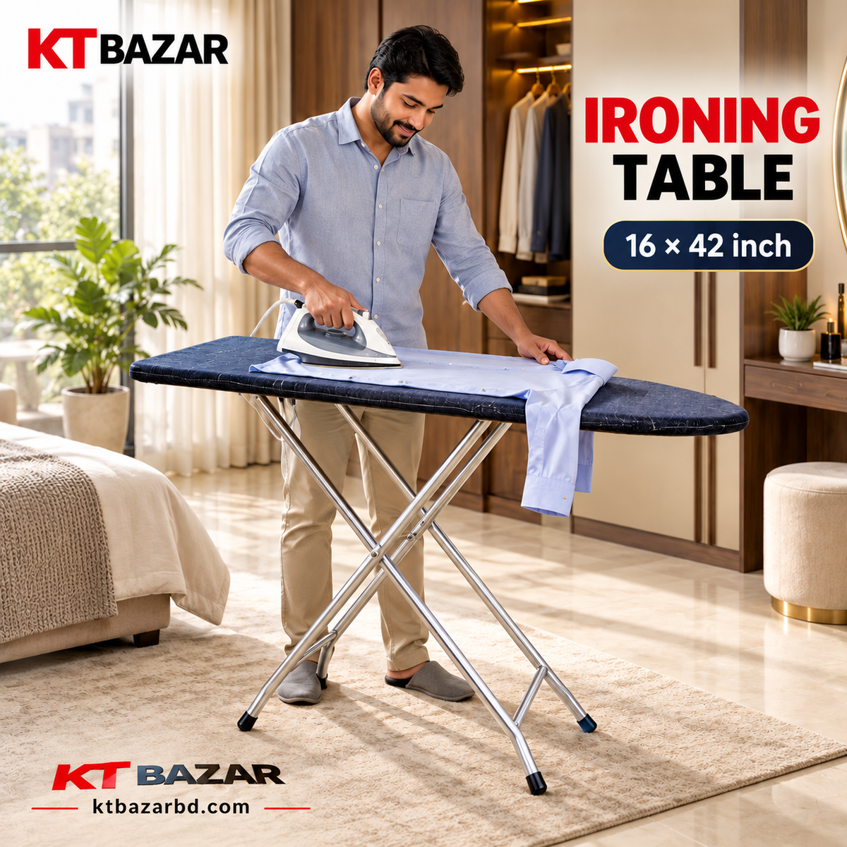Adjustable Iron Table