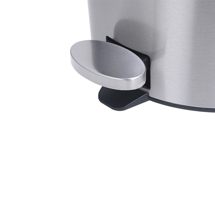 Stainless Steel Pedal Bin Round One Star
