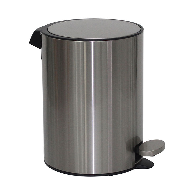 Stainless Steel Pedal Bin Round One Star