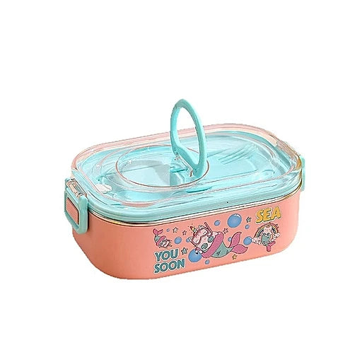 Kids stainless steel cartoon lunch box – KT Bazar