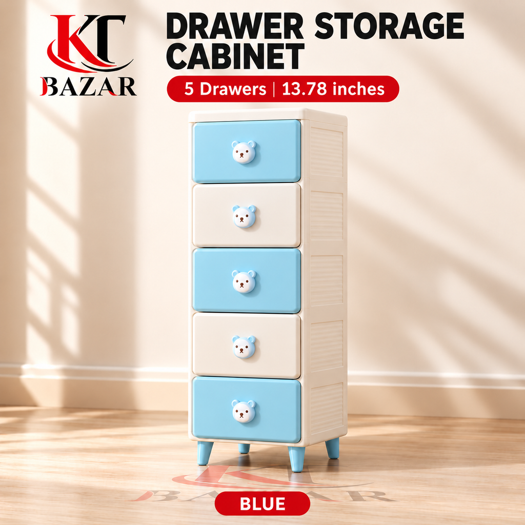 Compact Drawer Storage Cabinet – Kids Clothes Organizer