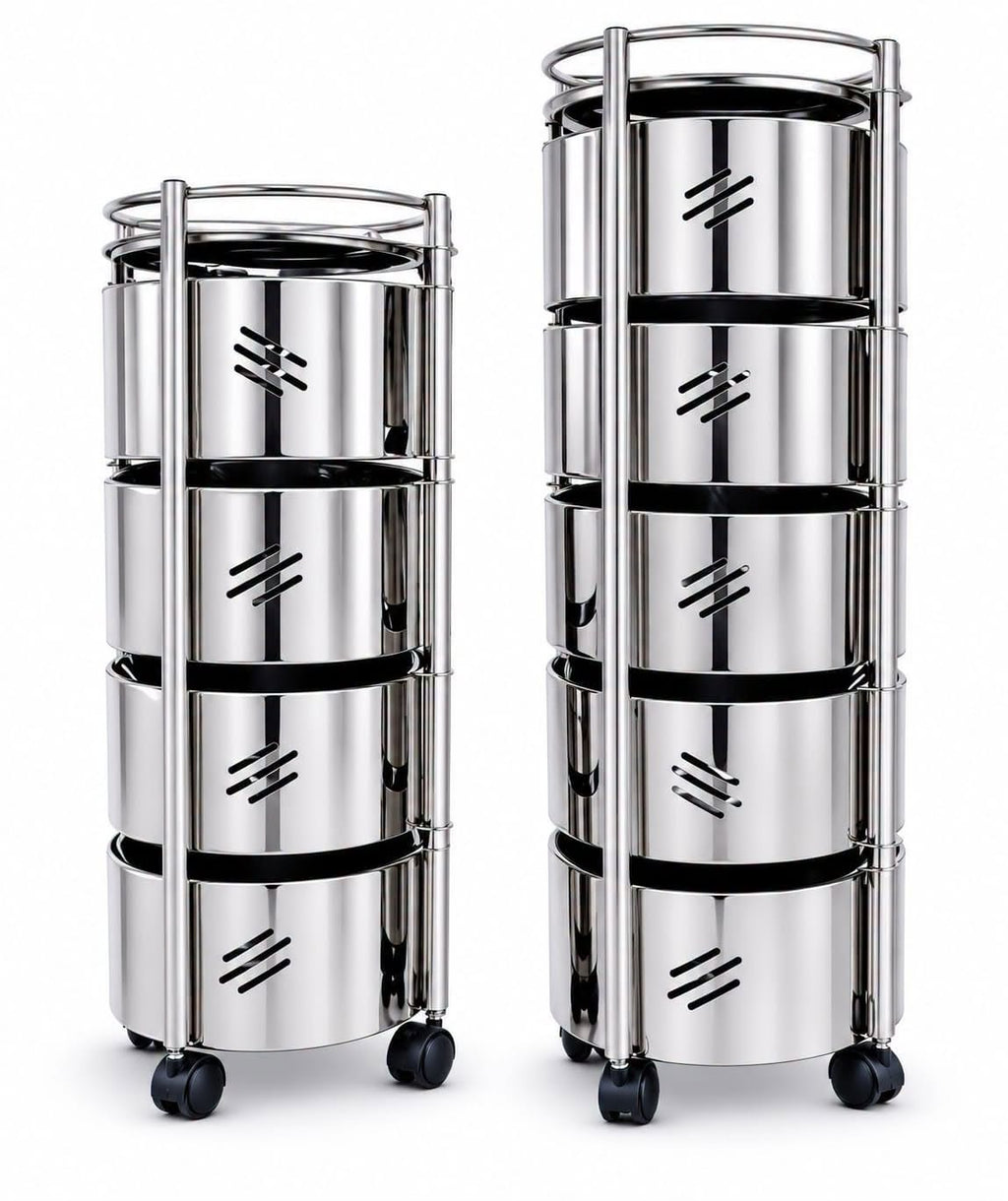 SKB Vegetable Storage Trolley 4 & 5 Layer