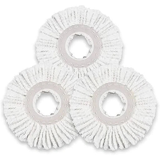 Microfiber Round Mop Head Refill | Super Absorbent Spin Mop Replacement Head