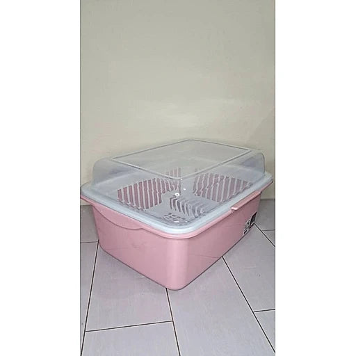 Large covered dish drying rack and kitchen storage box – KT Bazar