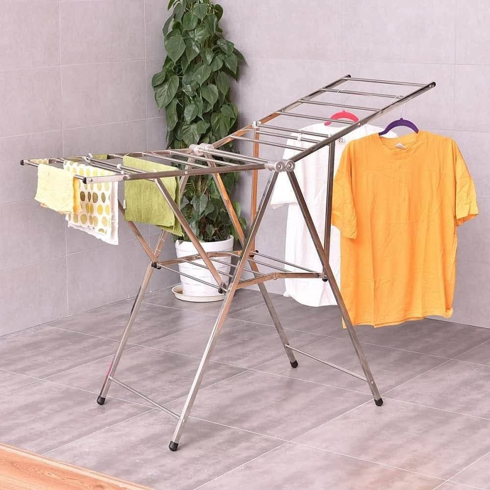 SKB Dry Cloth Hanger – Stainless Steel Folding Clothes Rack